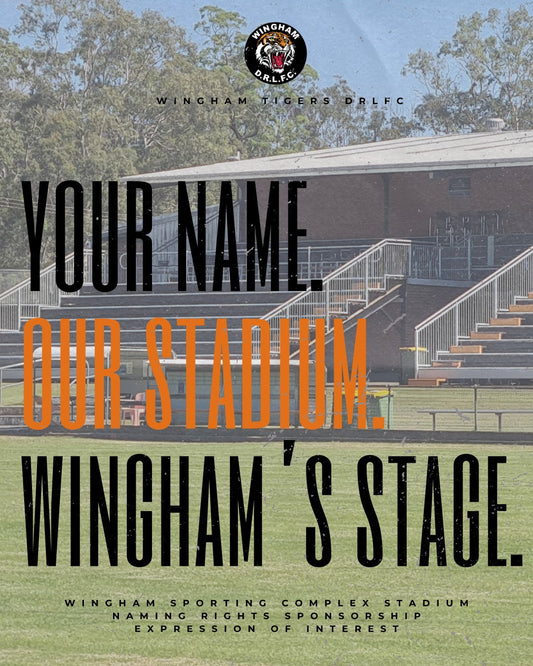 Your Name. Our Stadium. Winghan's Stage